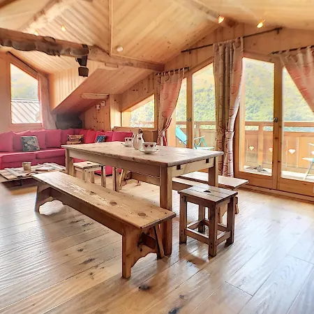 En Bois, 4 Chambres, Wifi, Skis, Parking Proche, 8 Pers - Fr-1-344-791 Saint-Marcel (Savoie)
