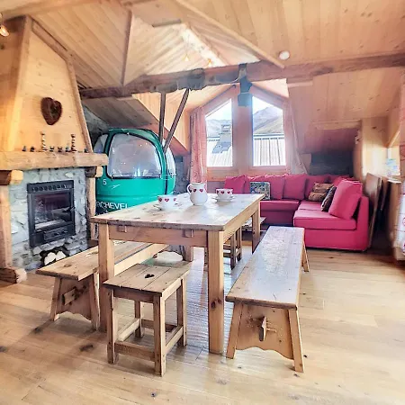 Montagnard 8 Pers. Avec Balcon Et Wifi - Fr-1-344-791 Chalet